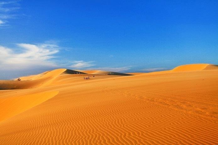 Red Sand Dunes landscape in Mui Ne